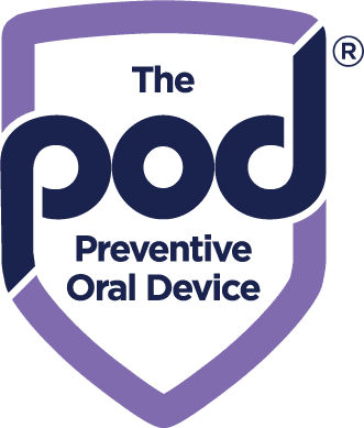 The POD preventive oral device logo